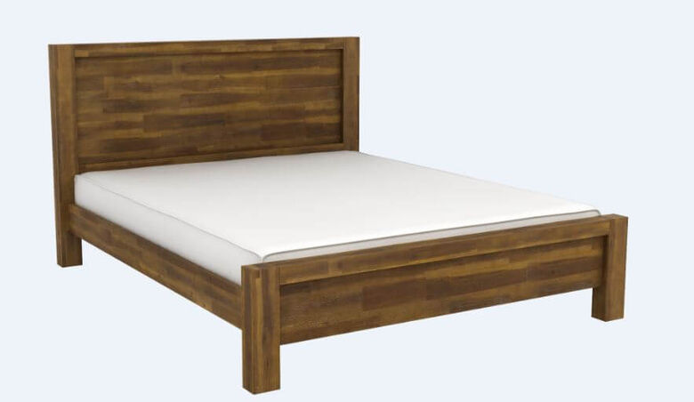 Hampus Solid Acacia Double Bed