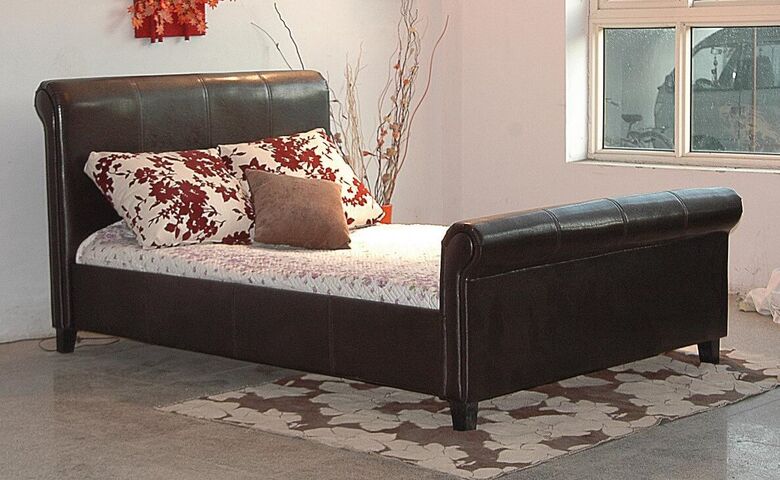 Pasquale PU King Size Bed