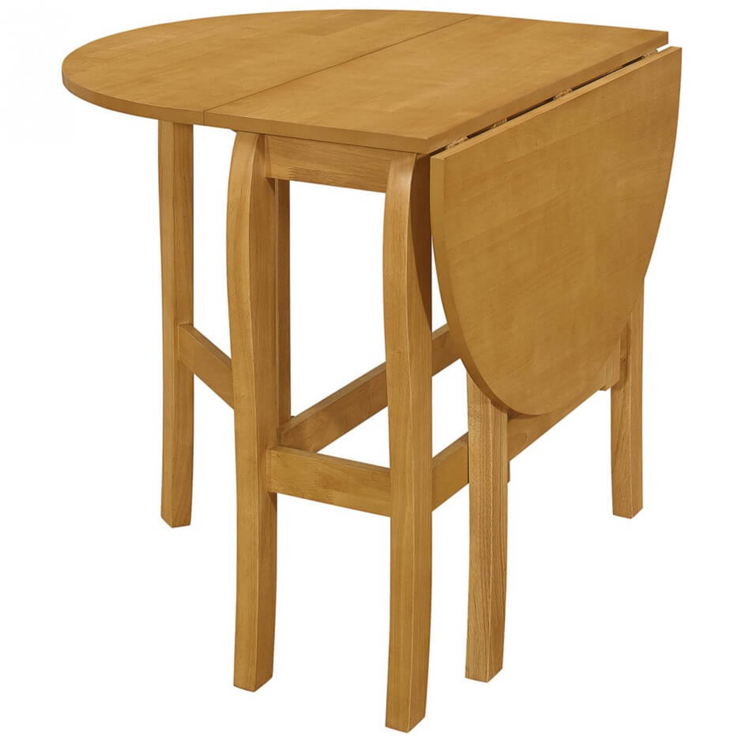 Quinby Light Oak Oval Drop Leaf Dining Table Veneer Top With Solid Rubberwood Frame Designer Sofas4u