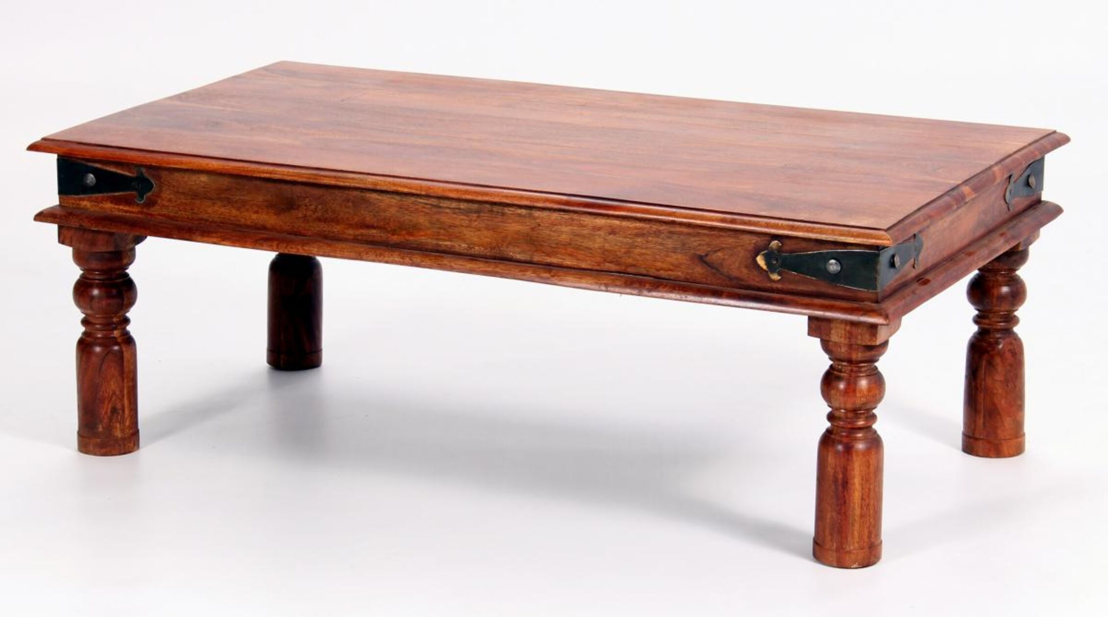 Renzo Solid Acacia Rustic Antique Coffee Table Designer Sofas4u