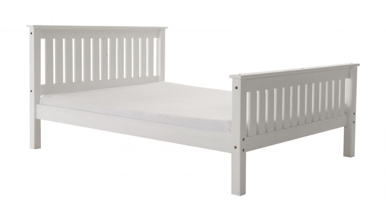 Zorah High Foot End White Pine 4 Foot Bed