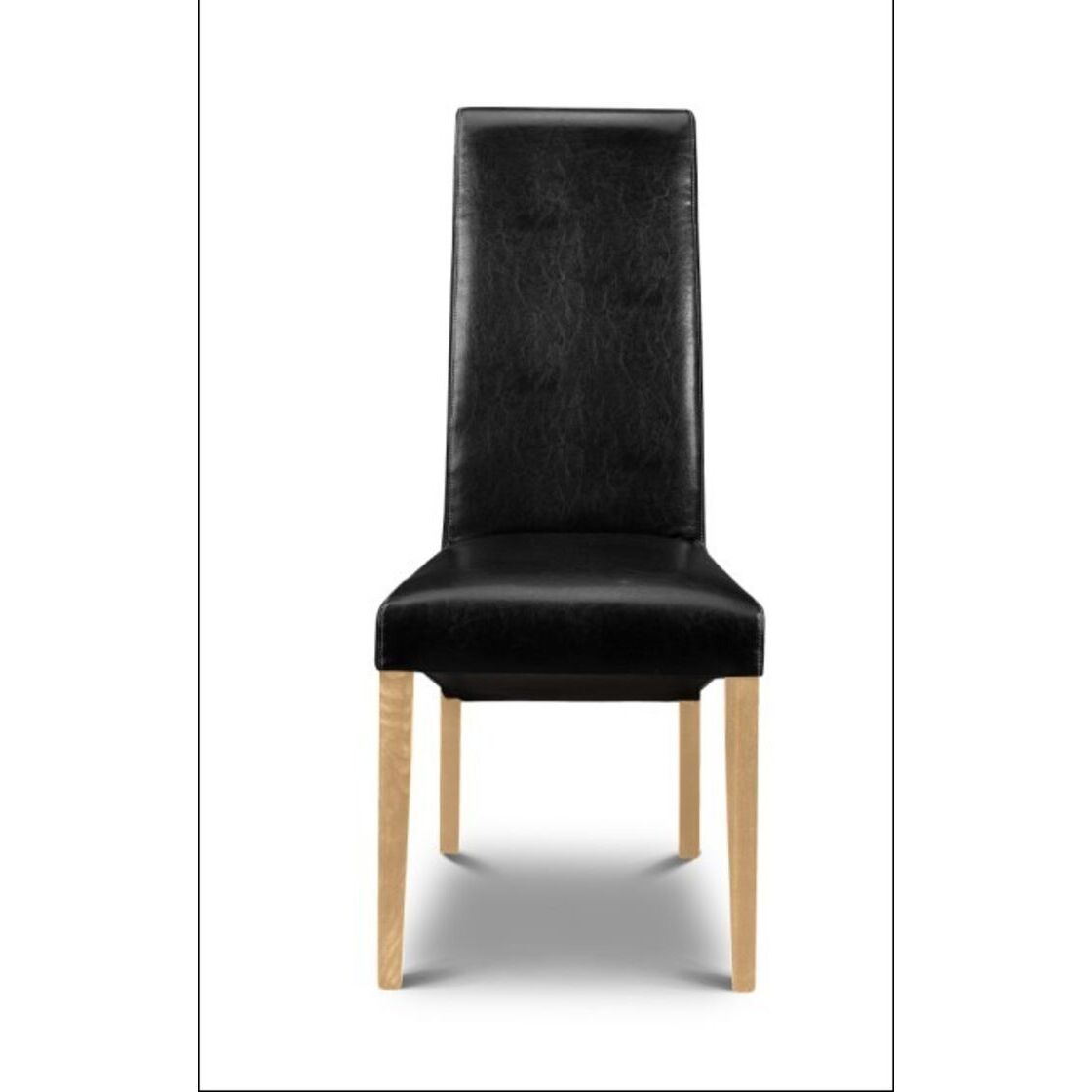 Black Dining Chairs Leather Off 69, Dining Chair Leather