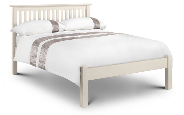 Balbina 120cm Stone White Low Foot End Bed