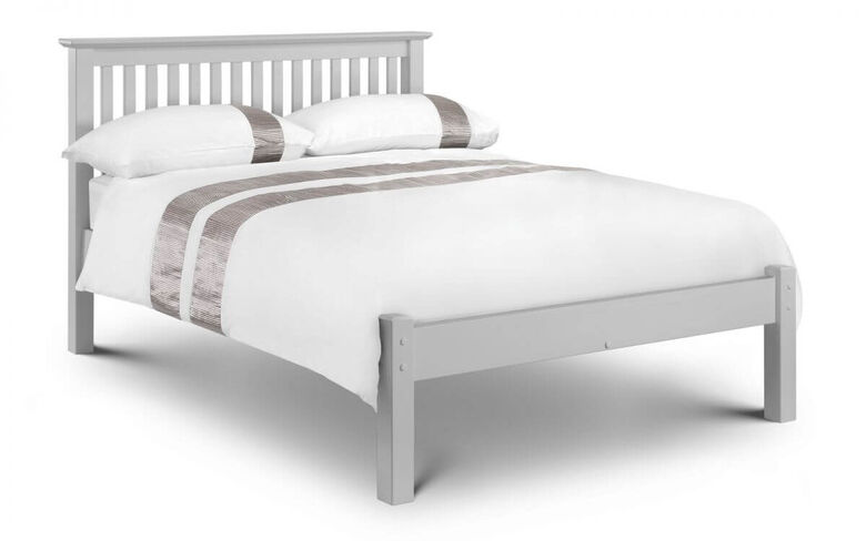 Balbina 135cm Dove Grey Low Foot End Bed