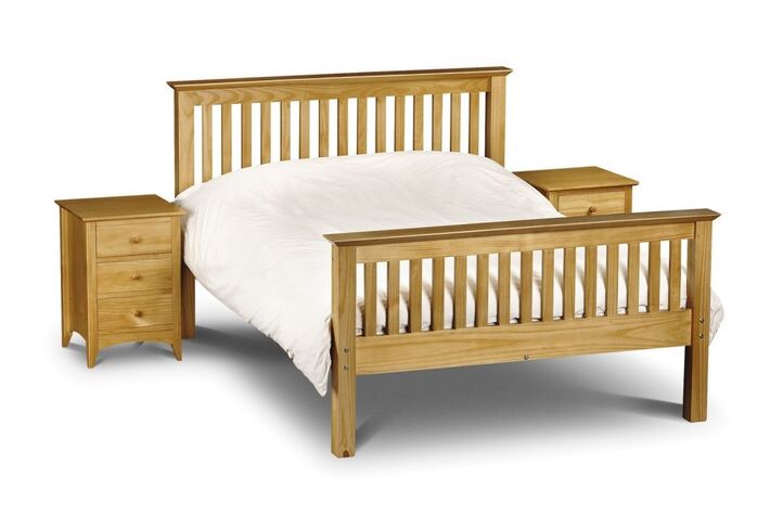 Balbina 135cm Solid Pine High Foot End  Bed