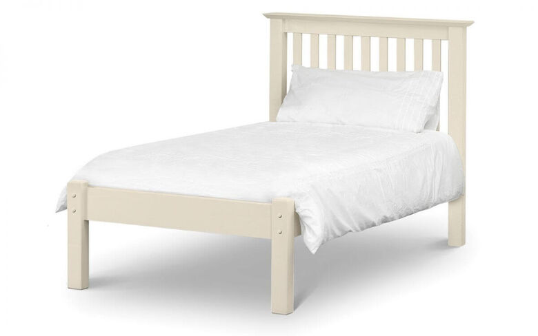 Balbina 90cm Stone White Low Foot End Bed