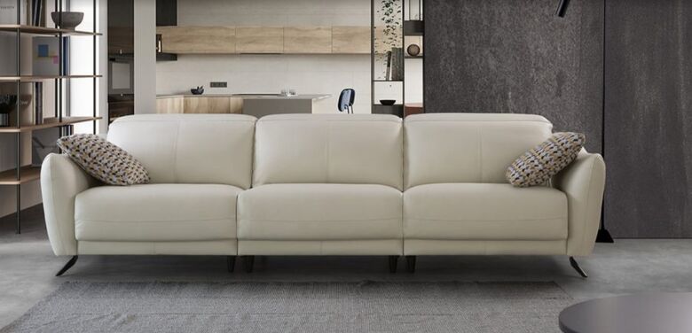 Alice Italian Leather Infinity Sofa Fixed