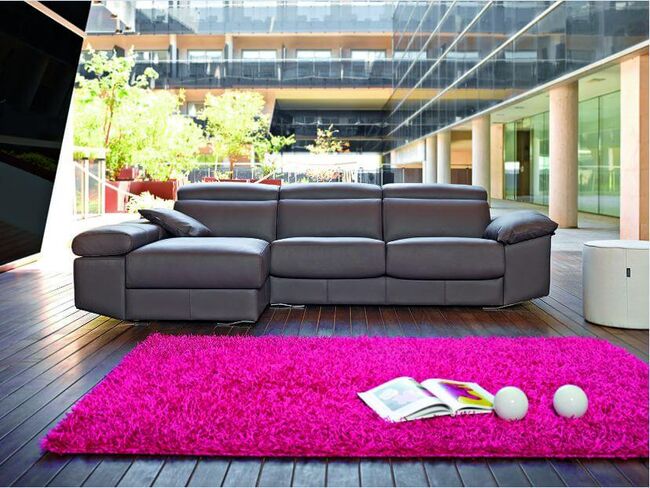 Gloria Italian Reclining Leather Corner Group Sofa