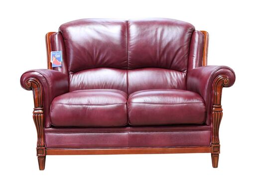 Ancona Italian Leather 2 Seater Sofas