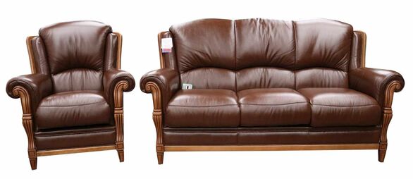 Ancona Italian Leather Sofas