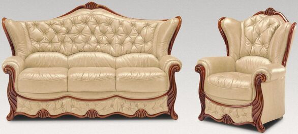 Christina Italian Leather Sofas