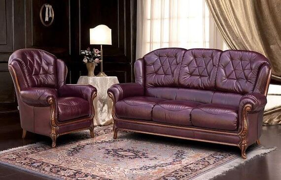 Como Italian Leather Sofas
