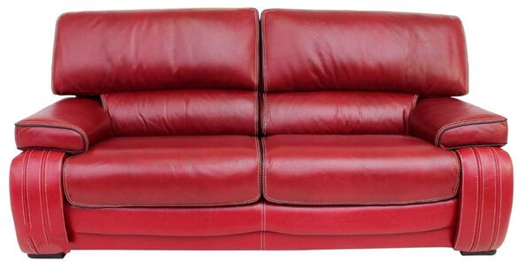 Filippo Italian Leather Sofa Settee
