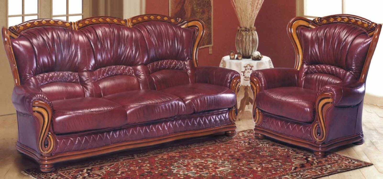 Product photograph of Incas 3 Seater Armchair Armchair Italian Leather Sofa Amp Hellip from Designer Sofas 4U