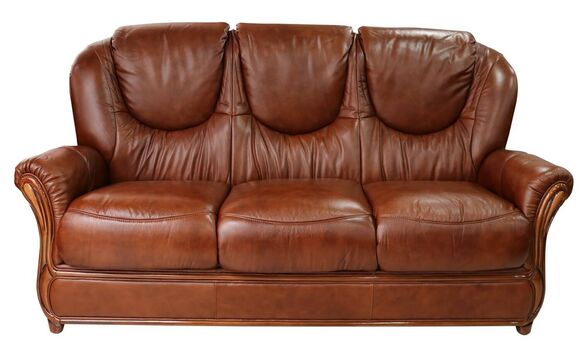 Juliet Italian Tabak Leather Sofa
