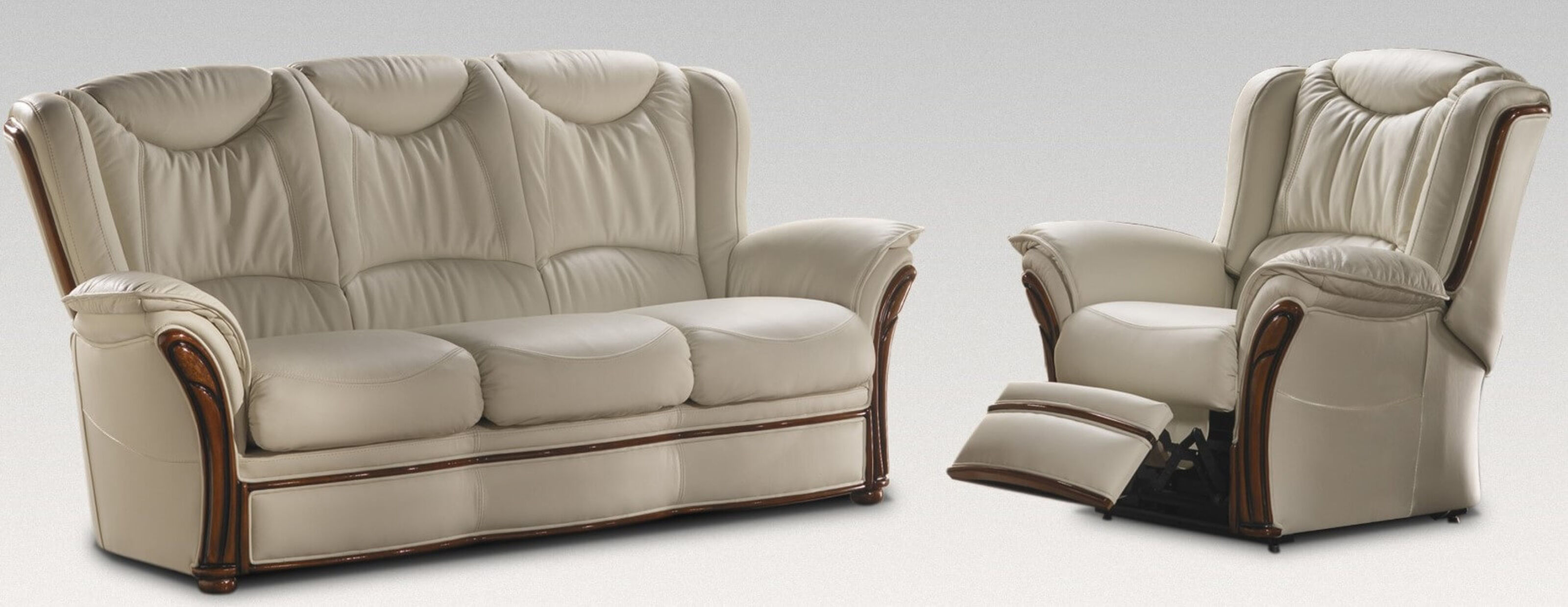 Verona 3 1 Electric Reclining Genuine, 100 Leather Reclining Sofa Set
