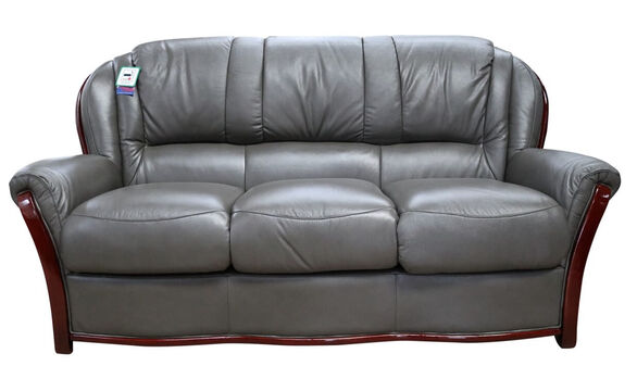 Reggio Italian Leather 3 Seater Sofa