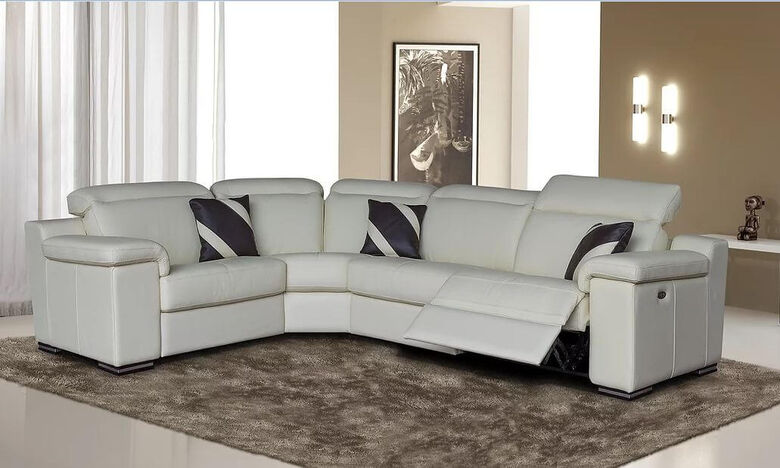 Tropea Italian Corner Group Sofa Electric Recline