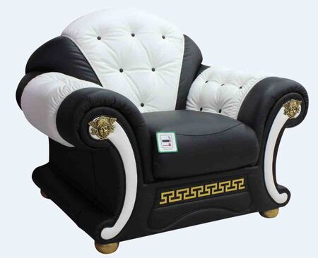 Versace Italian Leather armchairs