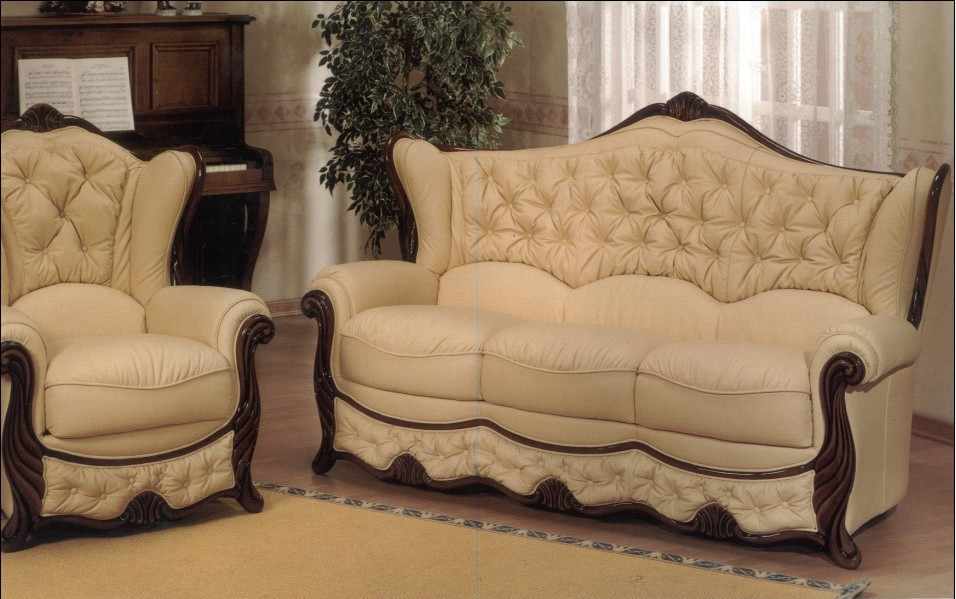 Christina Italian Leather Sofa Suite, Italian Leather Sofa