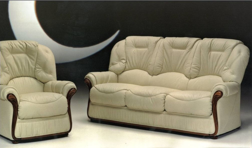 Indiana Genuine Italian Leather Sofa, Leather Italia Furniture