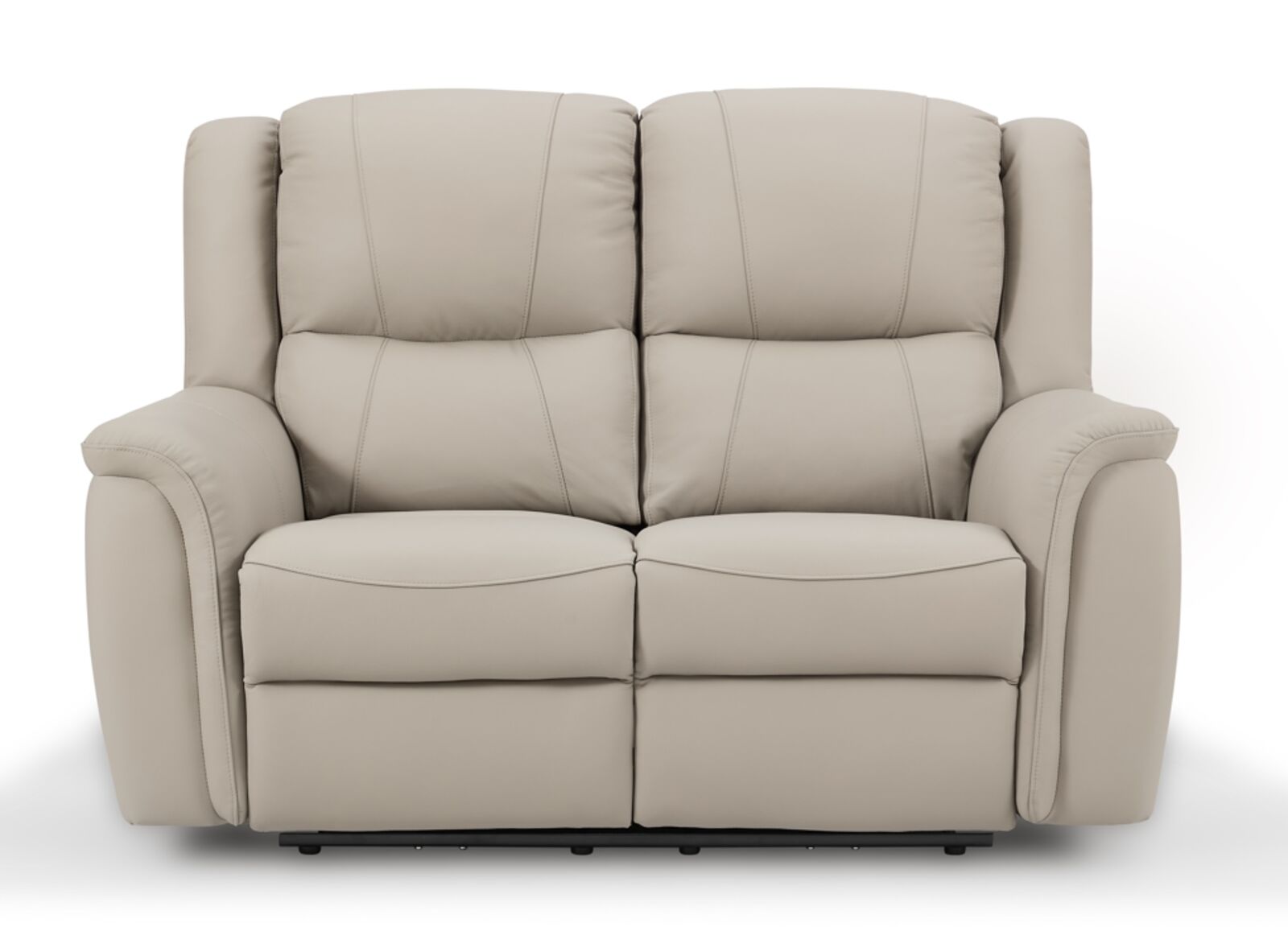 Ansar 2 Seater Reclining Sofa Latte Leather
