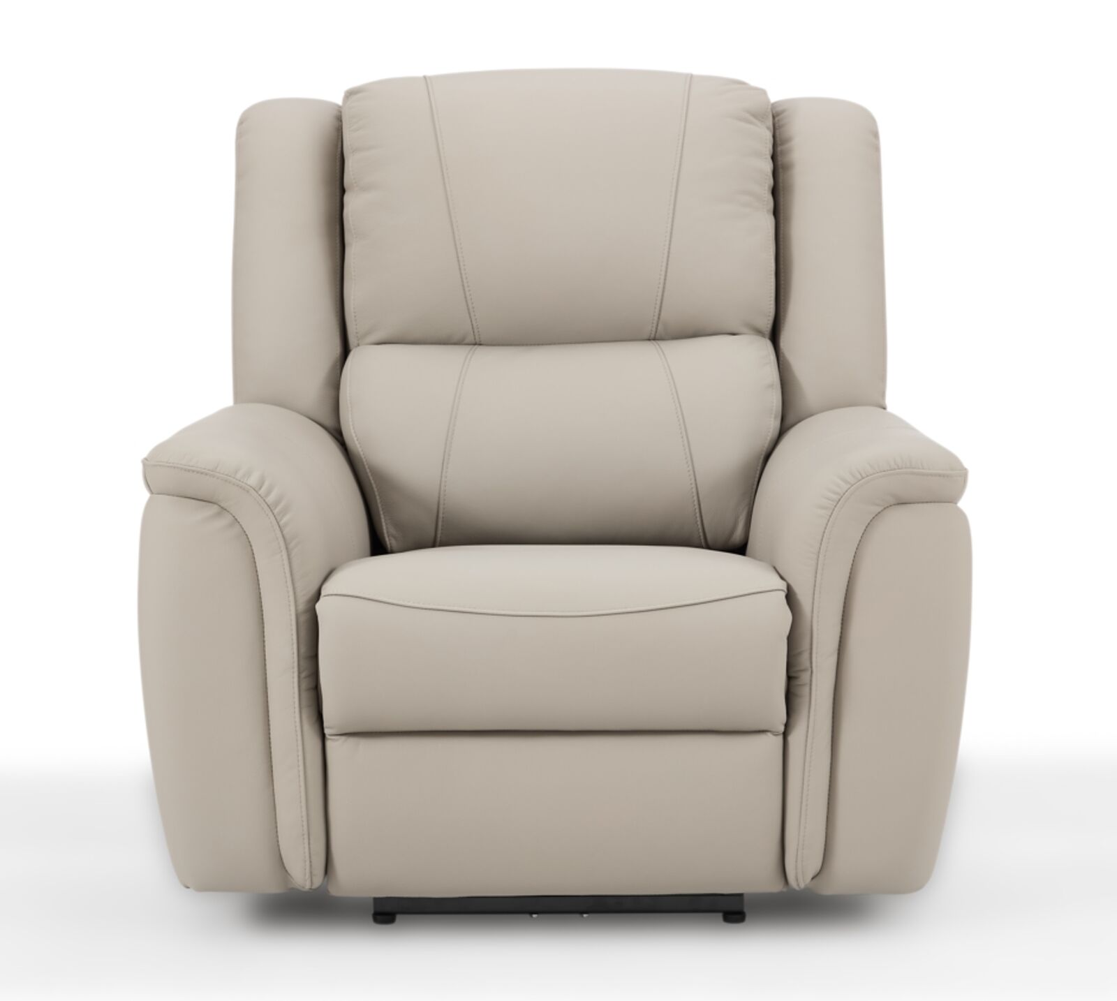 Ansar Reclining Armchair Latte Leather