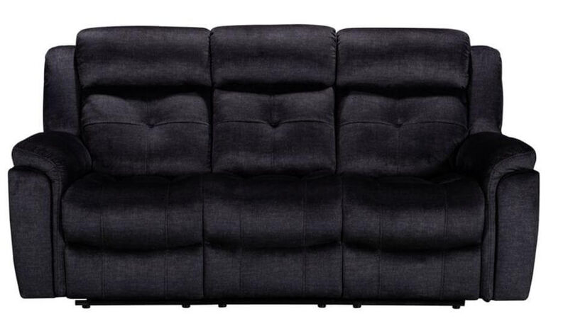 Product photograph of Bowery 3 Seater Reclining Sofa Charcoal Grey Fabric from Designer Sofas 4U