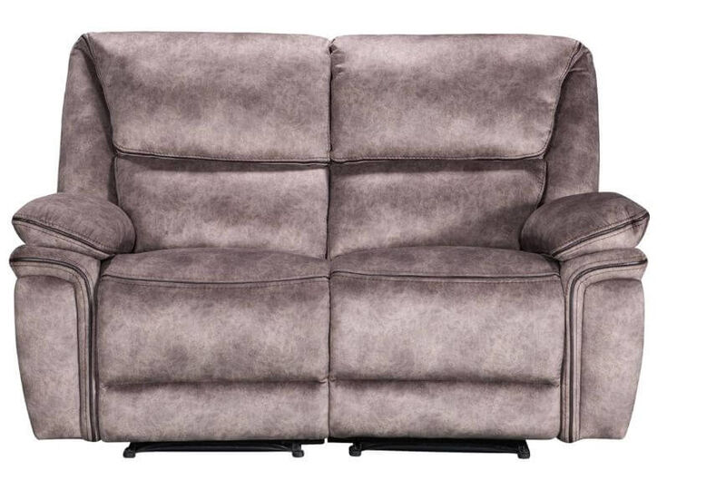 Product photograph of Brooklyn 2 Seater Reclining Sofa Taupe Fabric from Designer Sofas 4U