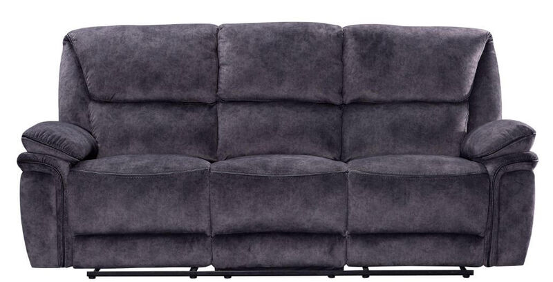 Product photograph of Brooklyn 3 Seater Reclining Sofa Charcoal Grey Fabric from Designer Sofas 4U