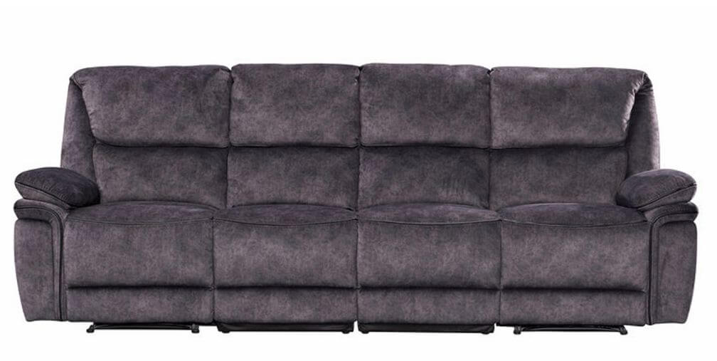 Charcoal Grey Brooklyn Seater Reclining Sofa Designer Sofas4u