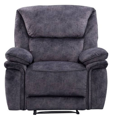 Brooklyn Reclining Armchair Charcoal Grey Fabric