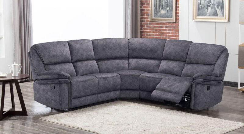 Product photograph of Corner Recliner Sofa Brooklyn Cinema Console 2 C 2 In Charcoal Amp Hellip from Designer Sofas 4U
