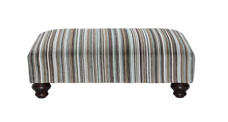 Carlisle Footstool Margo Stripe