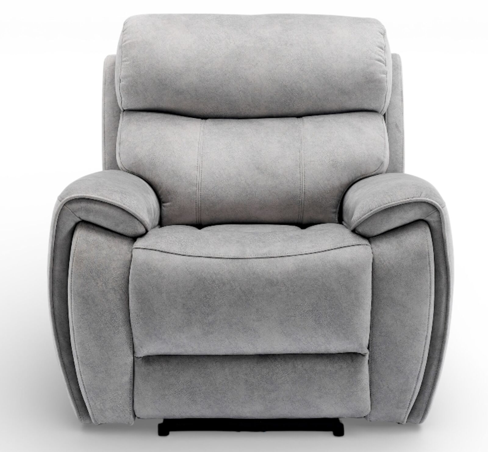 Dino Electric Reclining Cinema Armchair Silver Fabric