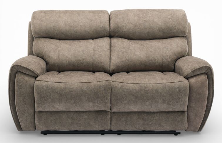 Dino 2 Seater Electric Reclining Cinema Sofa Mink Fabric
