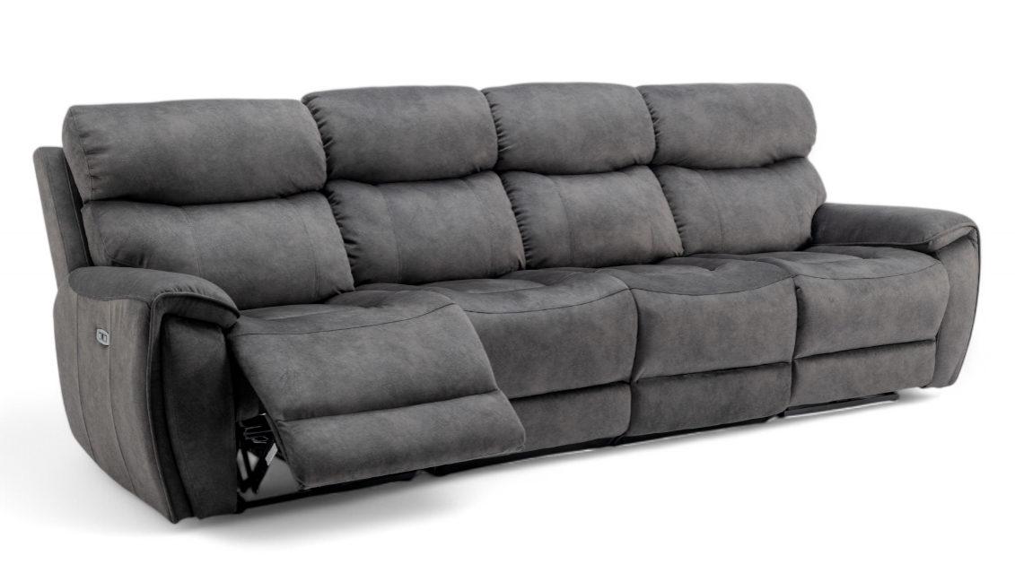 Fabric Recliner Seater Fabric Rosetta XL Seater Recliner Sofa