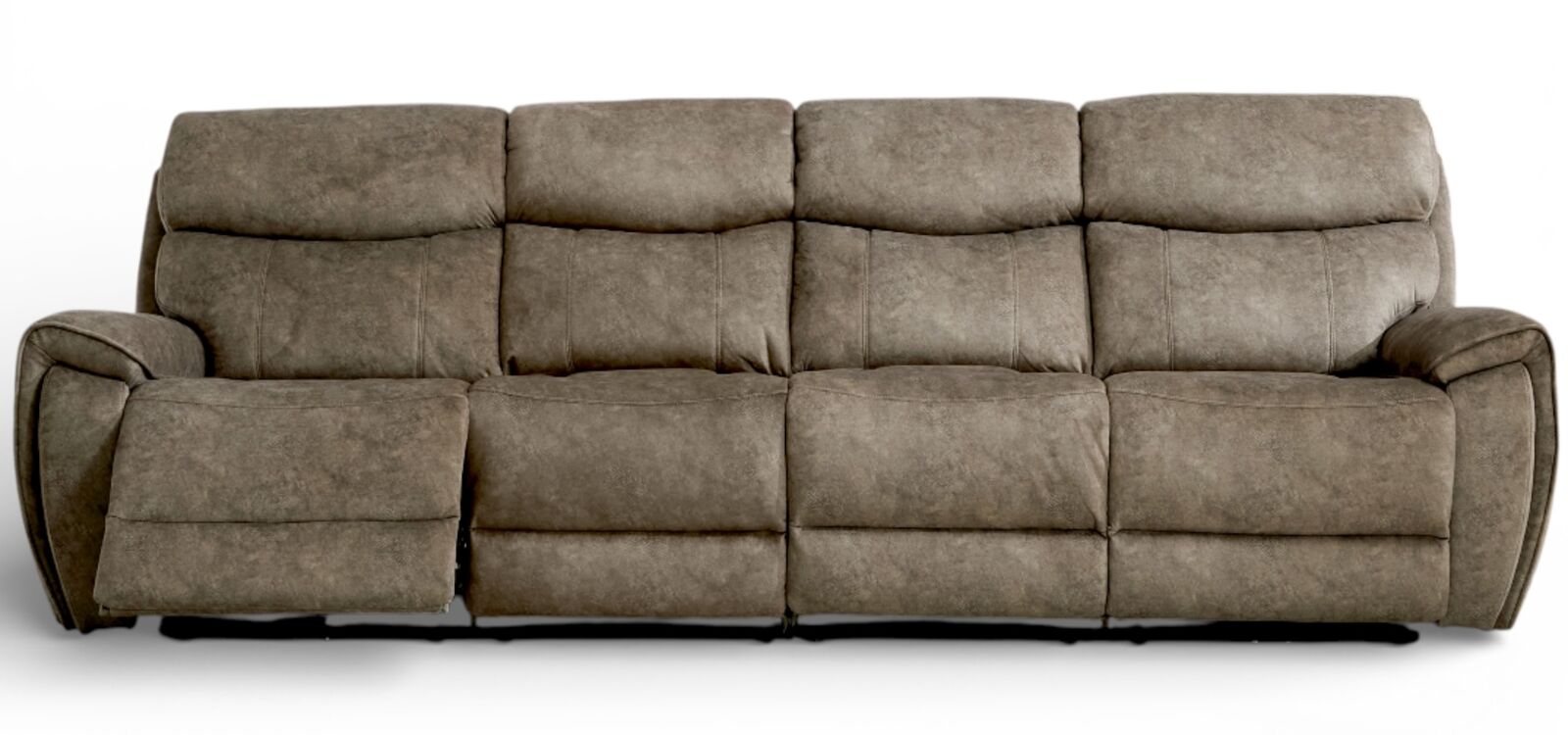 Dino 4 Seater Electric Reclining Cinema Sofa Mink Fabric