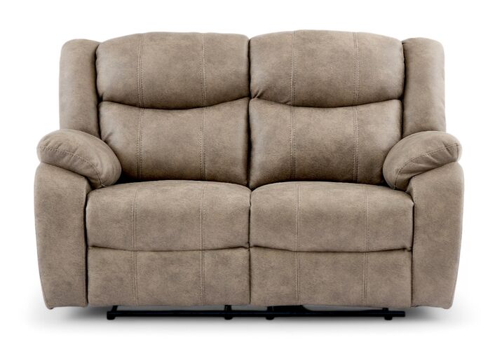 Monte 2 Seater Reclining Cinema Sofa Mink Fabric