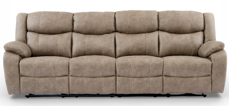 Monte 4 Seater Reclining Cinema Sofa Mink Fabric