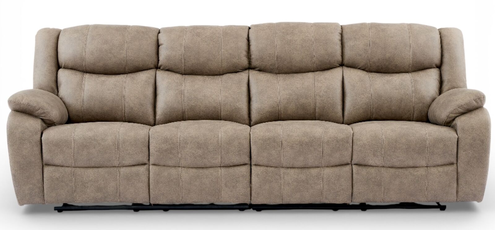 Monte 4 Seater Reclining Cinema Sofa Mink Fabric