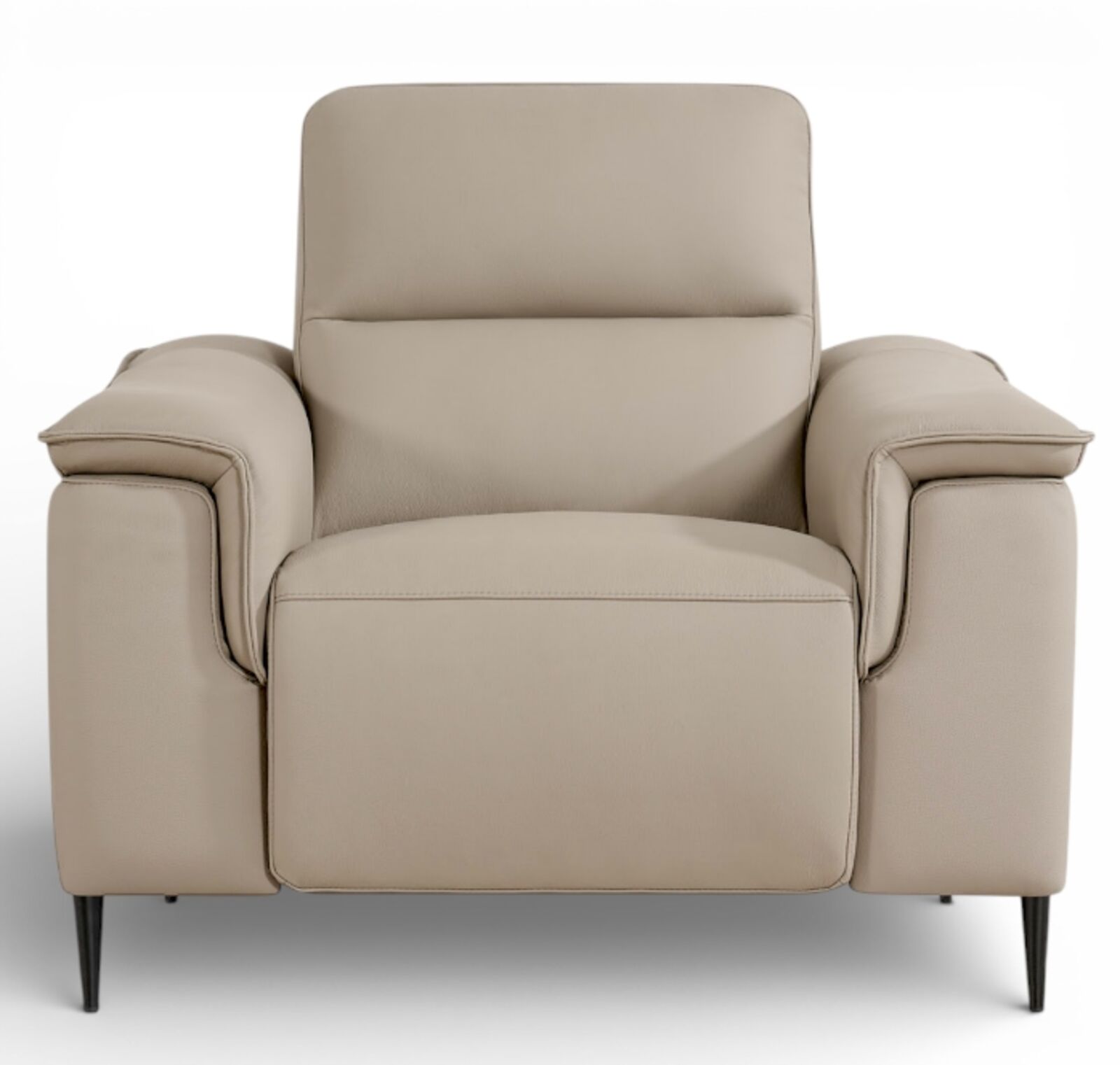 Porto Reclining Armchair Truffle Leather