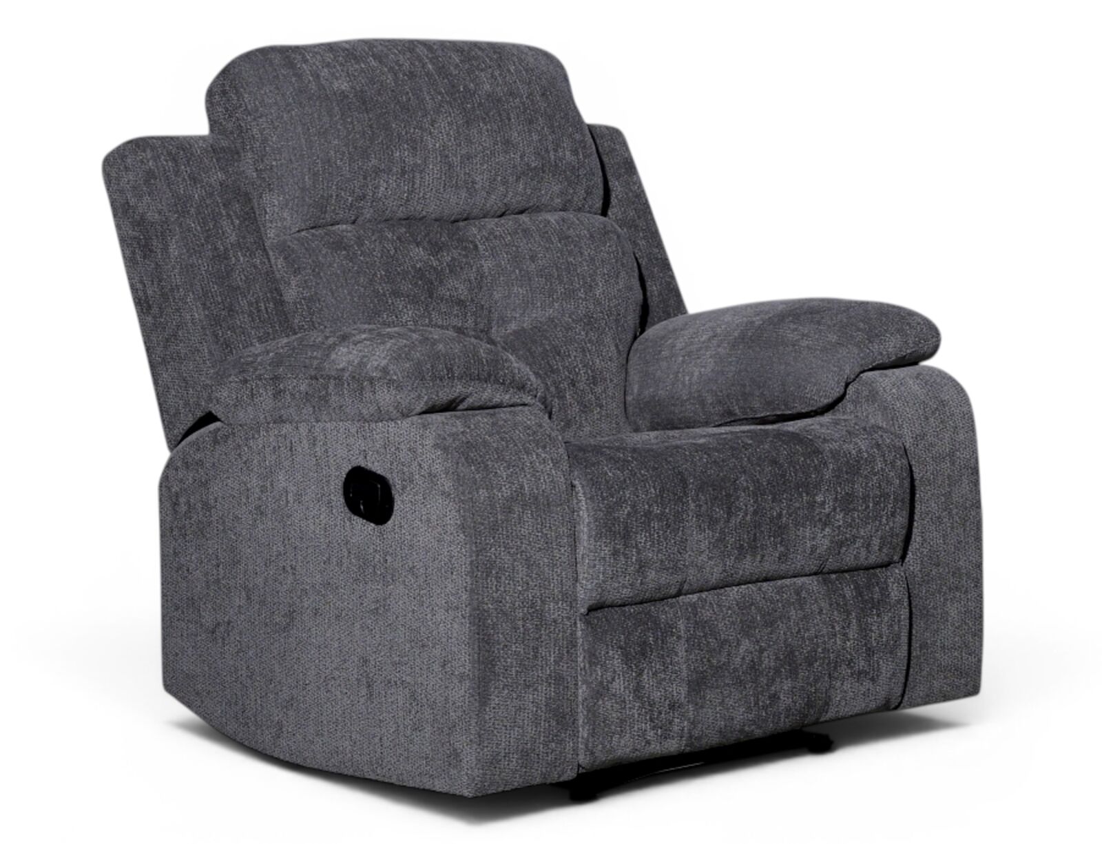 Worrall 1 Seater Reclining Armchair Grey Fabric