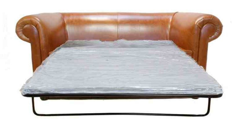 Product photograph of Chesterfield Hampton 2 Seater Sofa Bed Old English Bruciatto from Designer Sofas 4U