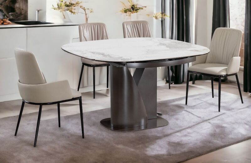 Product photograph of Atlas Extending Dining Table from Designer Sofas 4U