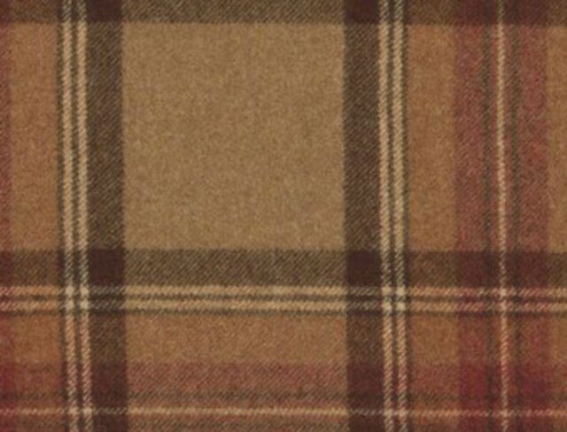 Benningborough Mandarin Natural Wool Tweed Fabric