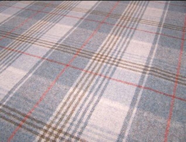 Huntingtower Celestial Natural Wool Tweed Fabric