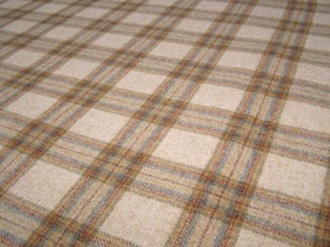 Dornoch Sand Natural Wool Tweed Fabric