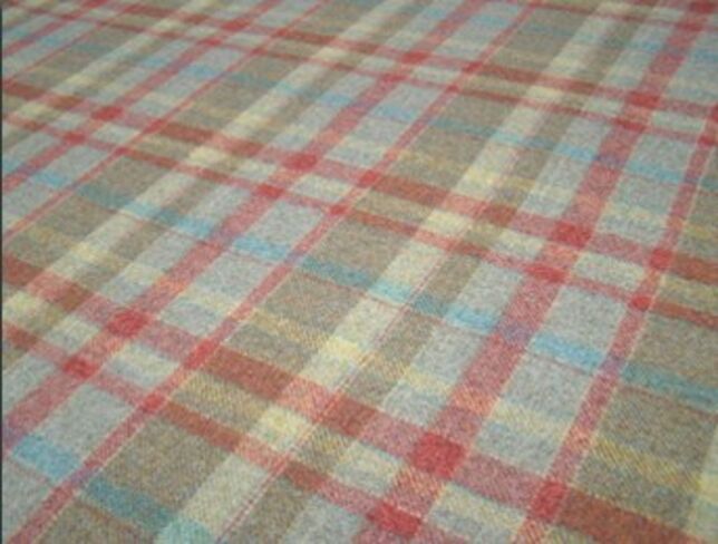 Gosford Spruce Natural Wool Tweed Fabric