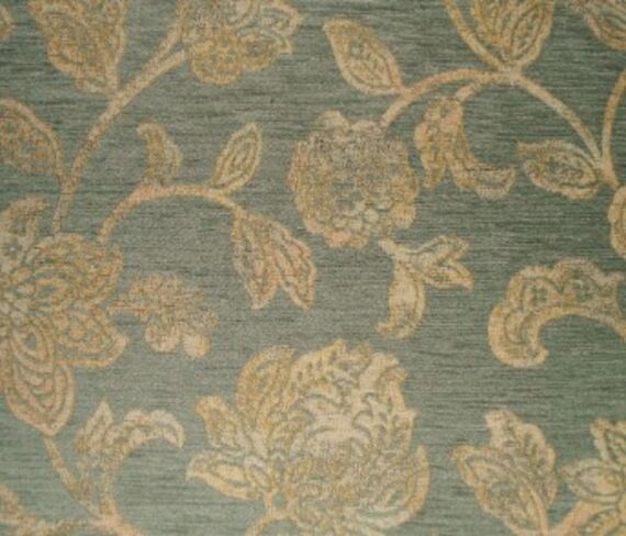 Brunswick Floral Duck Egg Fabric